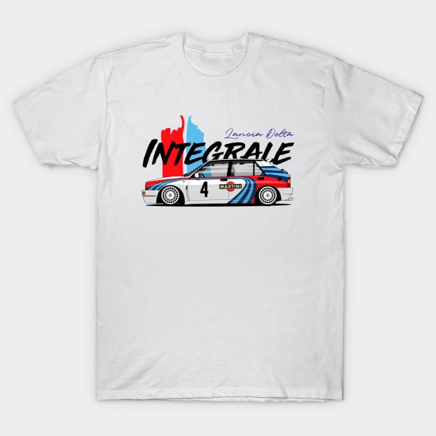 Lancia delta t shirt 2025